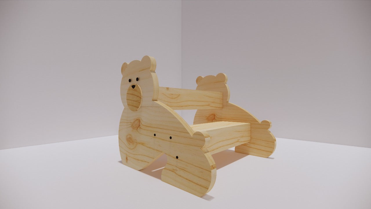 Jana- Taburete de madera 2 escalones