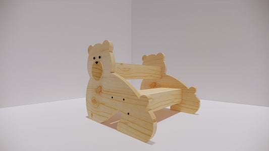 Jana- Taburete de madera 2 escalones