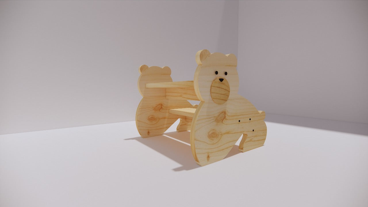 Jana- Taburete de madera 2 escalones